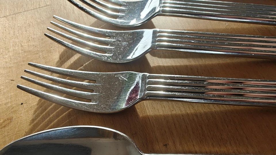 Ikea Strateg 18-8 seltenes Designer-Besteck 14 Teile Stainless Steel EDEL Riffel - Bild 2 von 4