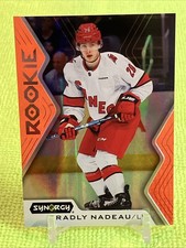 Bradly Nadeau RC 2024-25 Synergy Hockey #119 RED BOUNTY ROOKIE - Hurricanes