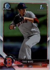 2018 Bowman Chrome Draft Refractors #BDC90 Thad Ward - BB