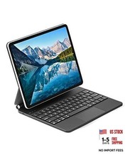 iPad Keyboard Case for iPad Pro 12.9 Inch 6/5/4/3 Gen, iPad 12.9inch Black