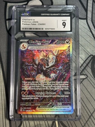 Charizard ex Pokémon (2024) Paldean Fates 234/091 Special Illustration Rare CGC9