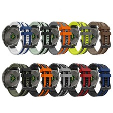 22/26MM Quick Fit Replacement Silicone Watch Band Strap For Garmin Fenix8/7/6/5