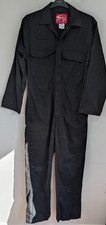 Portwest Bizweld Coveralls Men Small Black Durable Flame Resistant Boiler Suit