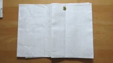 Tisch Wäsche Damast Rein Leinen ca. 220 x 130 cm Qualität Edel Vintage Aussteuer