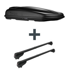 Dachbox Topbox TopBox 480 Duo + Dachträger G3 für Citroen C4 Cactus I NEU