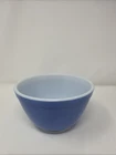 Vintage Pyrex Primary Blue 401 Small Nesting Mixing Bowl 1.5 Pint Glass