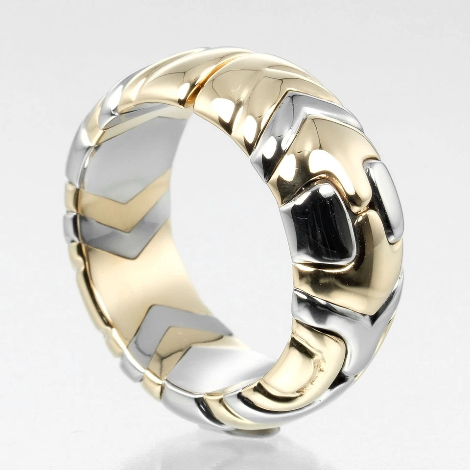 BVLGARI Al Beare Ring K18 yellow gold/Stainless Steel #6.2(US Size) 10.7g ... - Image 3 of 4