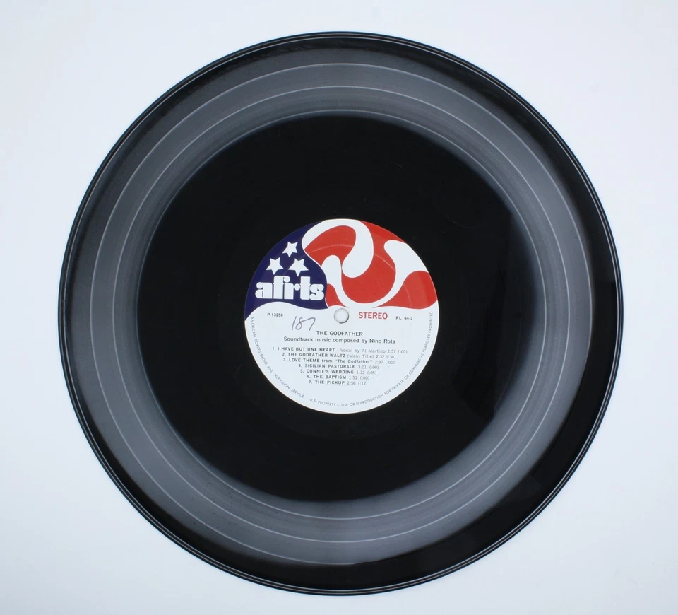 1972 AFRTS The GODFATHER Soundtrack Andy Williams Nino Rota Armed Forces Radio - Image 3 of 4