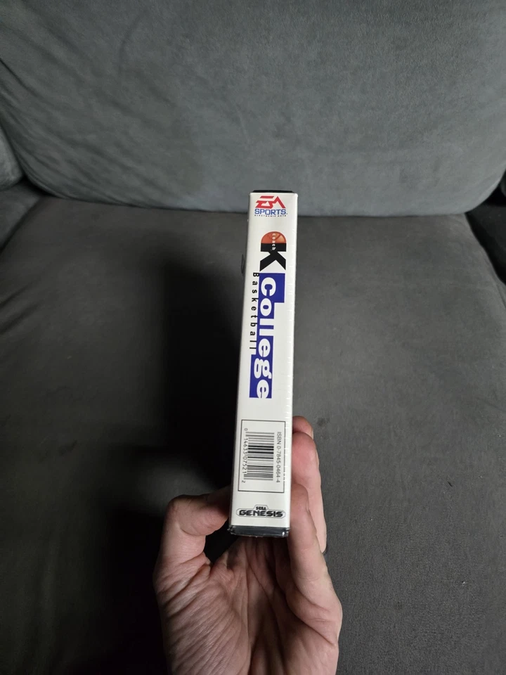 Coach K College Basketball (Sega Genesis, 1995) CIB Complete W/ Manual - Tested! - Image 3 of 4