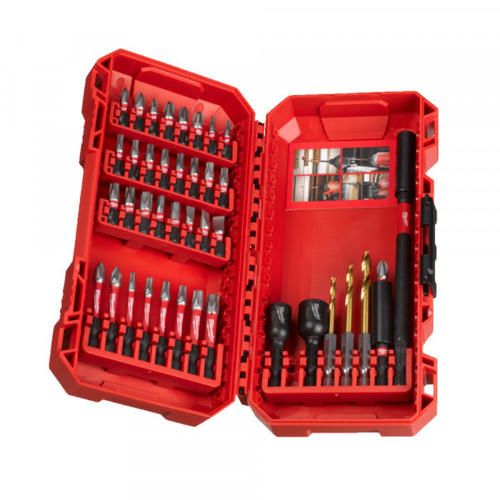 SHOCKWAVE Impact Duty Bit - 40 Piece set - Hardened WEAR GUARD TIP - MILWAUKEE
