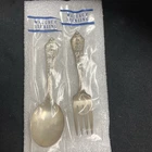 WALLACE *ROSE POINT* Pattern Sterling Silver Fork And Spoon