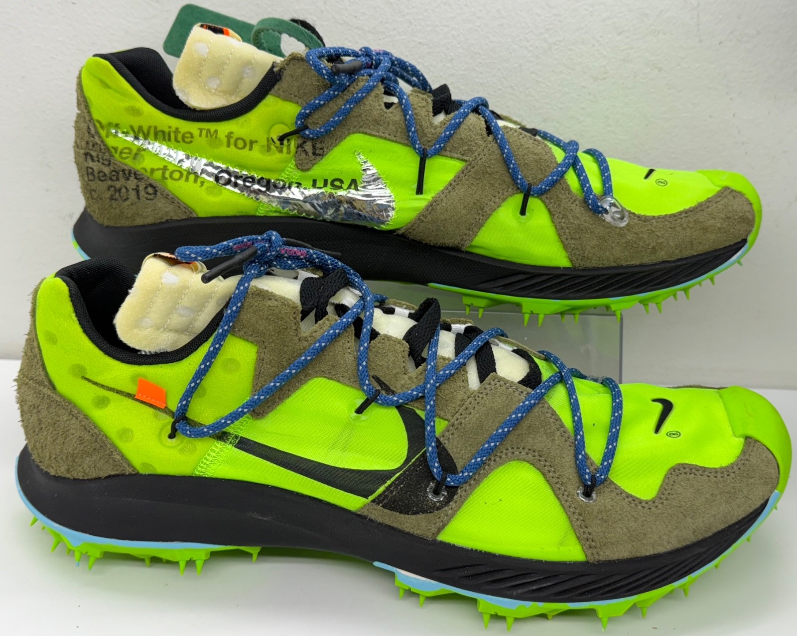 OFF WHITE X NIKE Nike Off White x Air Zoom Terra Kiger 5 scarpe da trail donna 16 5 verde elettrico