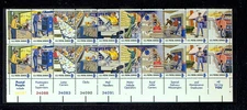 Scott# 1498a - 1973 8¢ Postal Workers Plate Block of 20 MNH