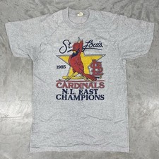 St. Louis Cardinals Screen Stars T-shirt 1985 NL Champions Vintage Medium