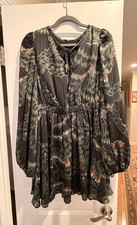 Ted Baker Green Opal Butterfly Mini Dress