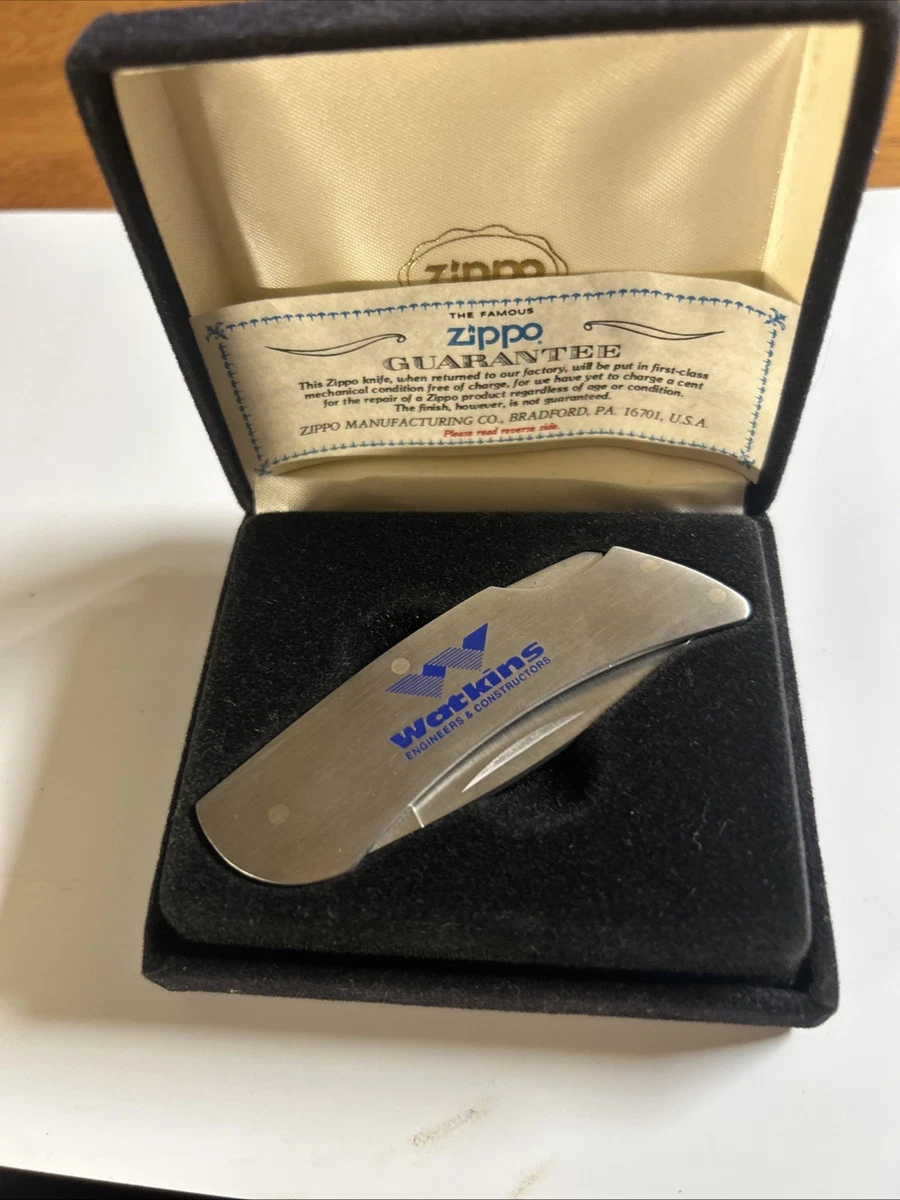 Zippo Pocketknife Collectible Vintage Factory Manufactured Folding