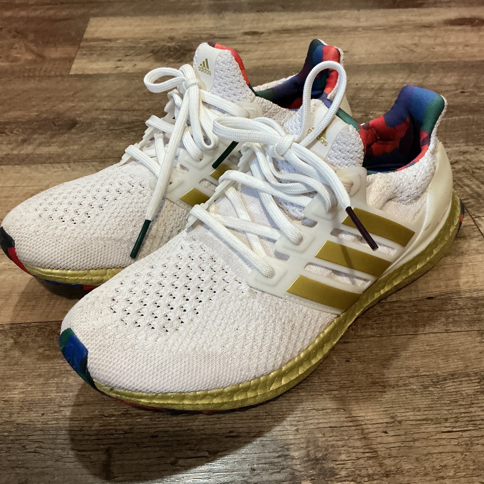 adidas UltraBoost 5.0 DNA Title IX Women's Size 8 White Primeknit Athletic Shoes image 9
