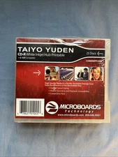 New-Taiyo Yuden(CDR80WPP25EB)52X CD-R White Inkjet Hub Printable  25 Discs