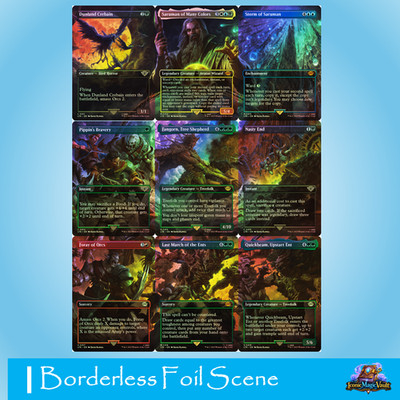 Isengard Destroyed Scene | Saruman | MTG Magic | Lord of the Rings | EN | NM