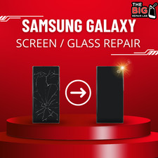 Samsung Galaxy Cracked LCD Screen Repair - Top Glass Replacement