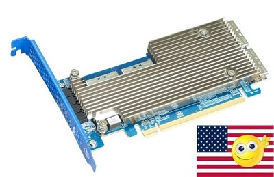  -NEW- HighPoint Rocket 1628A -PCIe x16 Gen5 w/4x MCIO_8i *up to 60,000MB/s