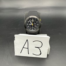 Rare - Braun Watch Chronograph - Rubber BN0115BKBKBKG