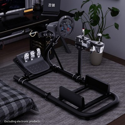 Hottoby Racing Simulator Cockpit Wheel Stand Fit Logitech G29 G920 Thrustmaster