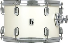 British Drum Co. Enigma 10" Maple Tom Satin White – ENG-10-7-RT-SEW