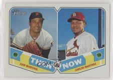 2018 Topps Heritage Then and Now Juan Marichal Carlos Martinez #TN-13 HOF 5n0