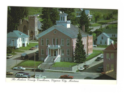 #ad #ad The Madison County Courthouse Virginia City Montana vintage postcard unposted $5.95