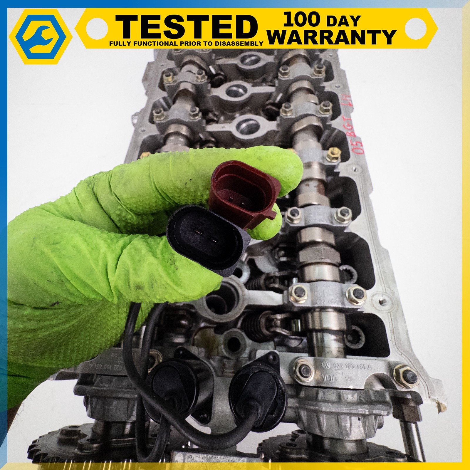 03-13 BENTLEY CONTINENTAL GT FLYING SPUR 6.0L W12 LEFT ENGINE CYLINDER HEAD OEM