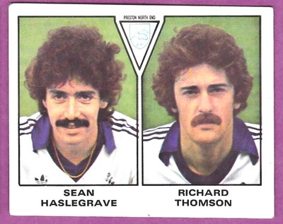 Panini Football 80 #474 - Preston North End - Sean Haslegrave / Richard Thomson