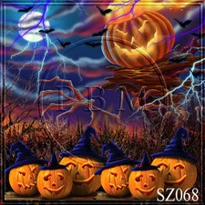 Halloween 10'x10' Computer-painted Season Scenic background backdrop SZ068B881