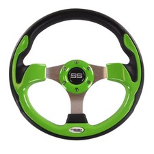 Volante de carro de golf verde lima EZGO Yamaha Club Car (se requiere adaptador)