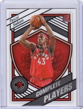 2020-21 Panini Donruss Pascal Siakam Complete Players #5 Toronto Raptors