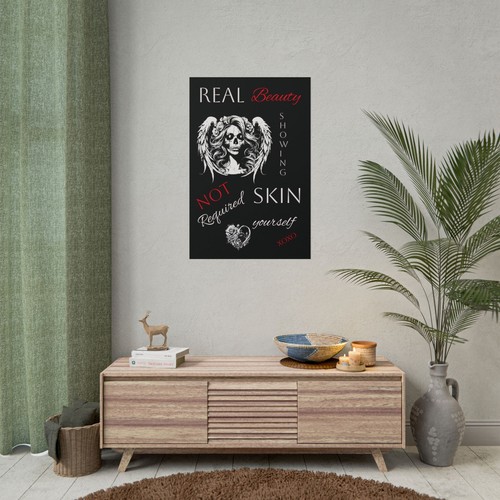 Edgy Skull Art Poster, Empowerment Wall Decor, Gothic Room Accent, Unique Gift - 第 77/81 張圖片