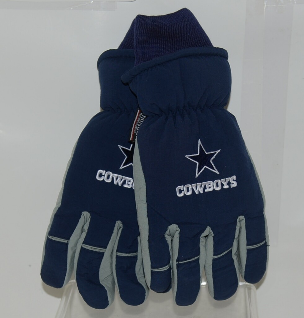 G C C Team NFL Thinsulate Winter Gloves Dallas Cowboys Mens Small