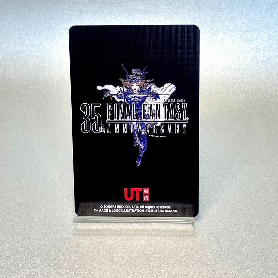 Final Fantasy 35th Playing Card 2022 Uniqlo Yoshitaka Amano FF TCG