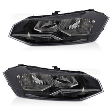 Scheinwerfer Halogen Set für VW Polo 6 2G AW Bj. 17-21 Stellmotor LWR H7