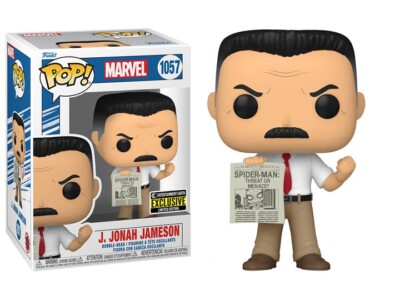 J JONAH JAMESON Funko Pop! Marvel Collectible EE Exclusive #1057 Spider-Man NEW