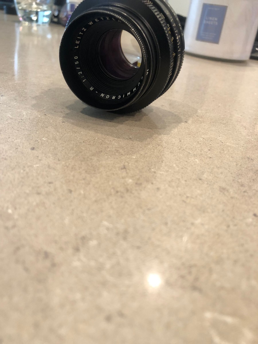 【LEITZ】WETZLAR  SUMMICRON-R   1:2/50 Leitz Wetzlar German Summicron - R 1:2/50 50mm Lens | eBay
