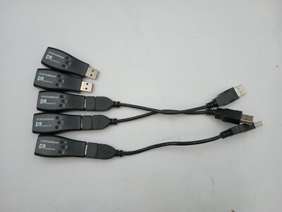 (5) CP TECHNOLOG IES CP-USB-RJ45M 10 100 ACT THUMB SIZE USB ETHERNET ADAPTER