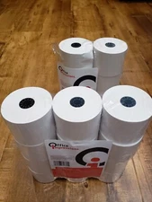 Ten Key Calculator Register 20 Rolls Set Tapes 1-Ply Adding Machine White Paper