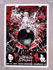 White Stripes Eagles Ballroom Poster - Rob Jones - 2003 - RARE - See Description