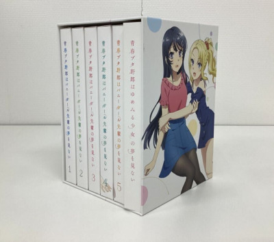 Seishun Buta yaro ha Bunny Girl Senpai no Yume wo minai blu-ray 1-5 w/BOX Japan
