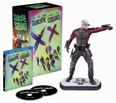 ''SUICIDE SQUAD'' (2016) - 2D + 3D Blu-ray Collector's Edition mit Deadshot Figur