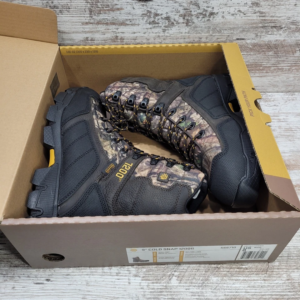 LaCrosse 9" Cold Snap 1200G 566710 Mens Boots Hunting Work Size 8 Wide  - Image 2 of 4
