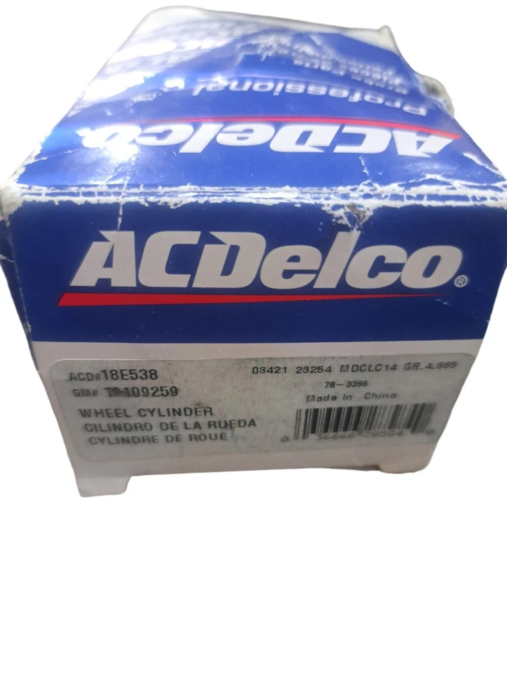 Задний цилиндр барабанного тормоза колеса ACDelco 18E538 - Изображение 3 из 3