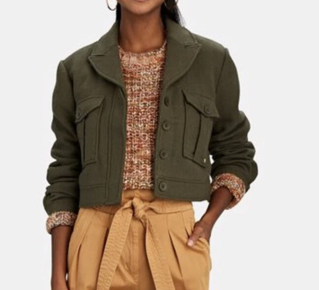Anine bing khaki jacket top