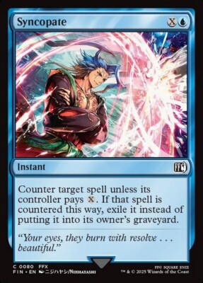 MTG Magic FIN Final Fantasy - 1x EN NM 0080 C Syncopate